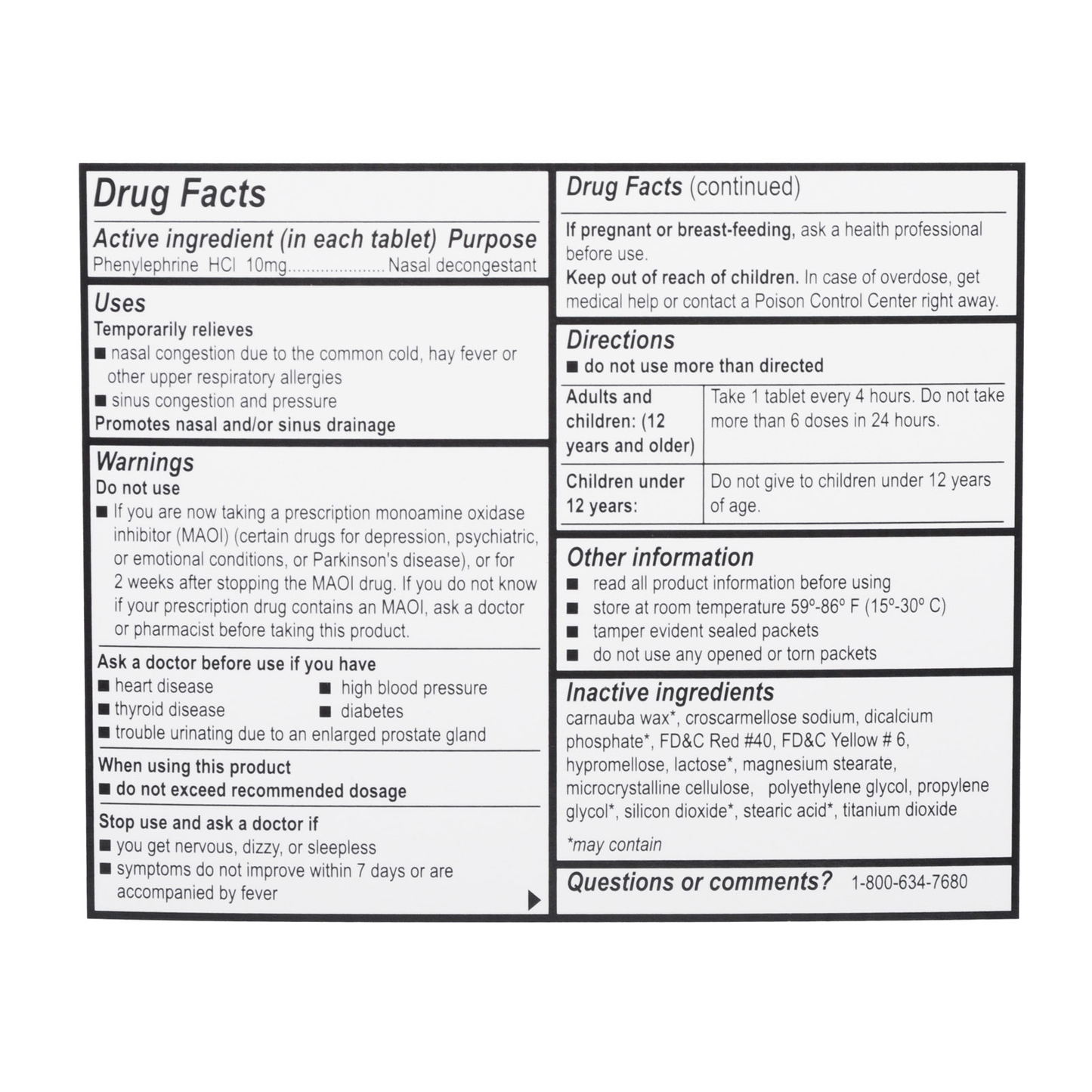 Sinus Decongestant By Medi-First Unit Dose Packets