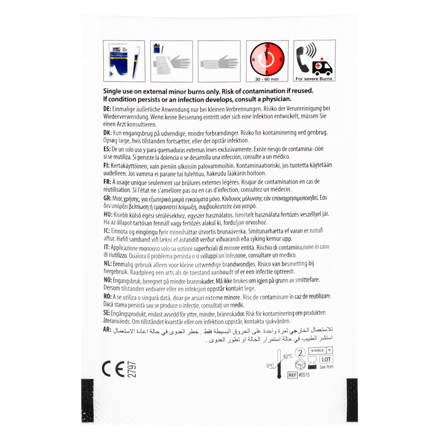 Burn Free Dressing 2x6 Each