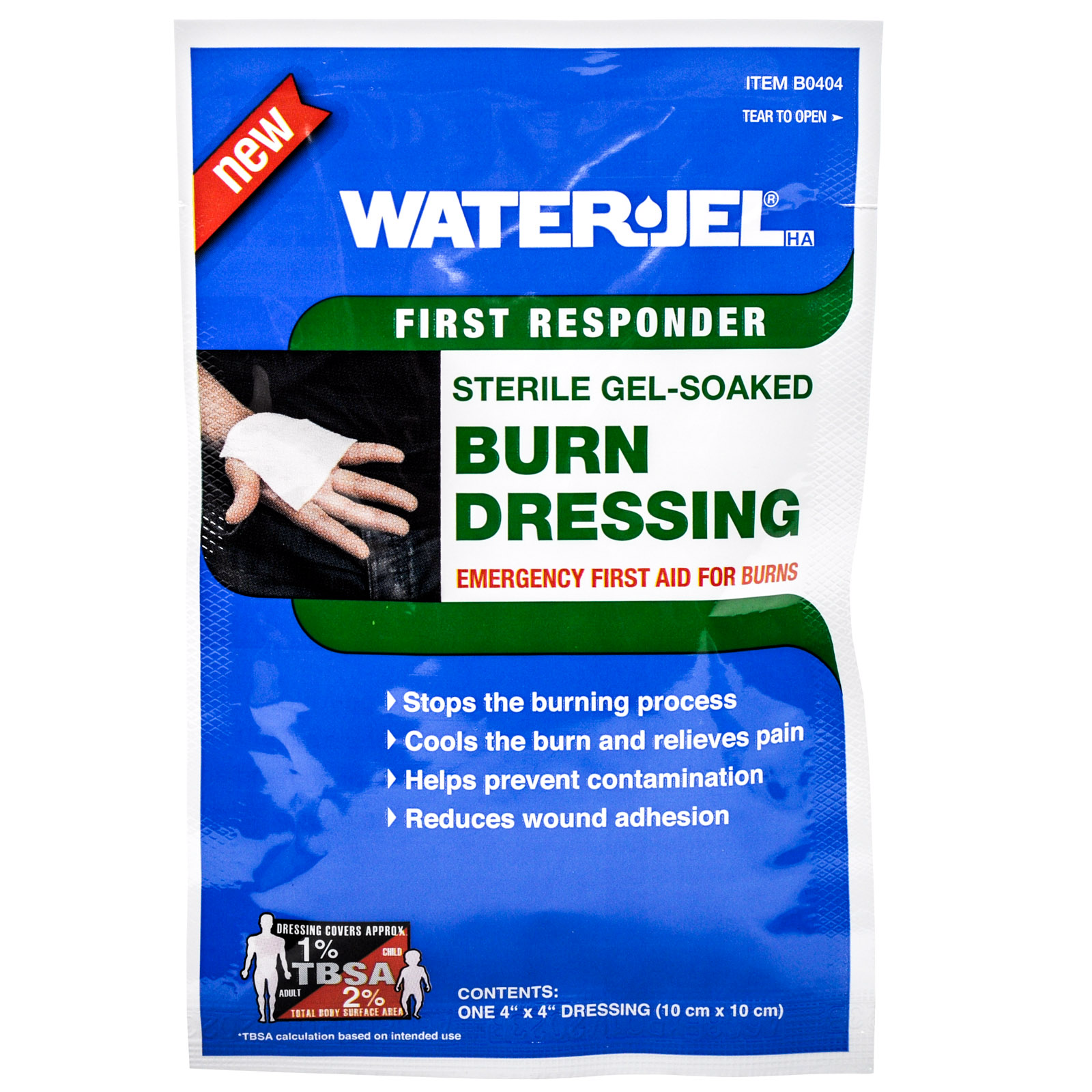Water Jel Burn Dressing 4x4 Each Water Jel Burn Dressing 4x4 Each