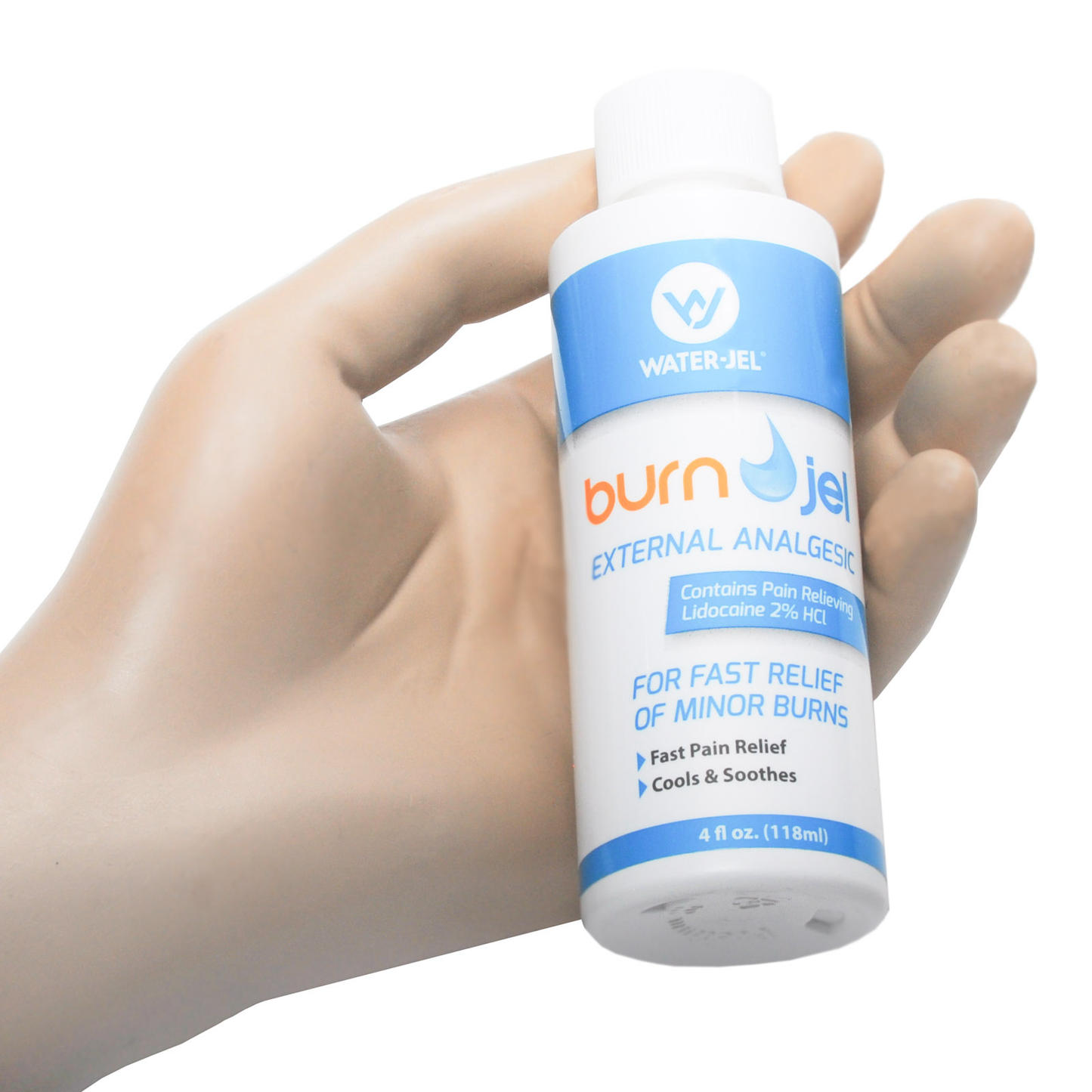 Water Jel Burn Gel 4 Oz Liquid Bottle