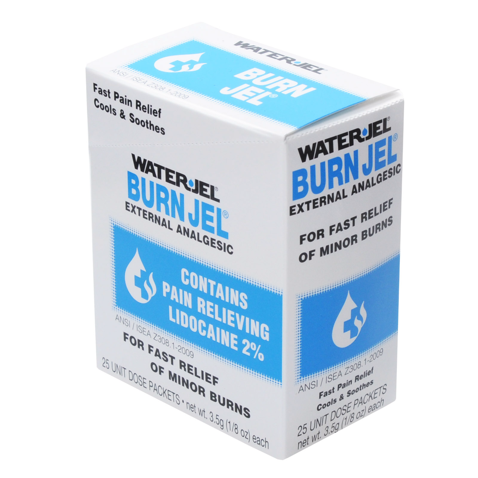 Water Jel Burn Gel Packets Individual Dose 25/box