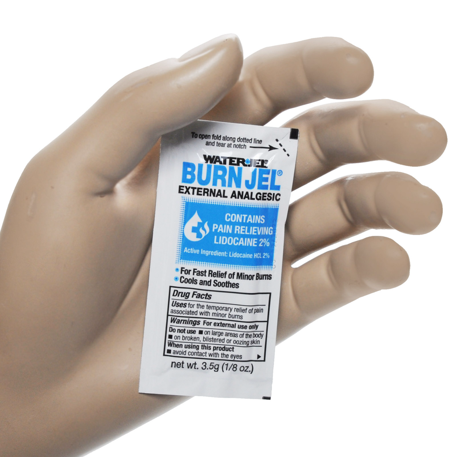 Water Jel Burn Gel Packets Individual Dose 25/box