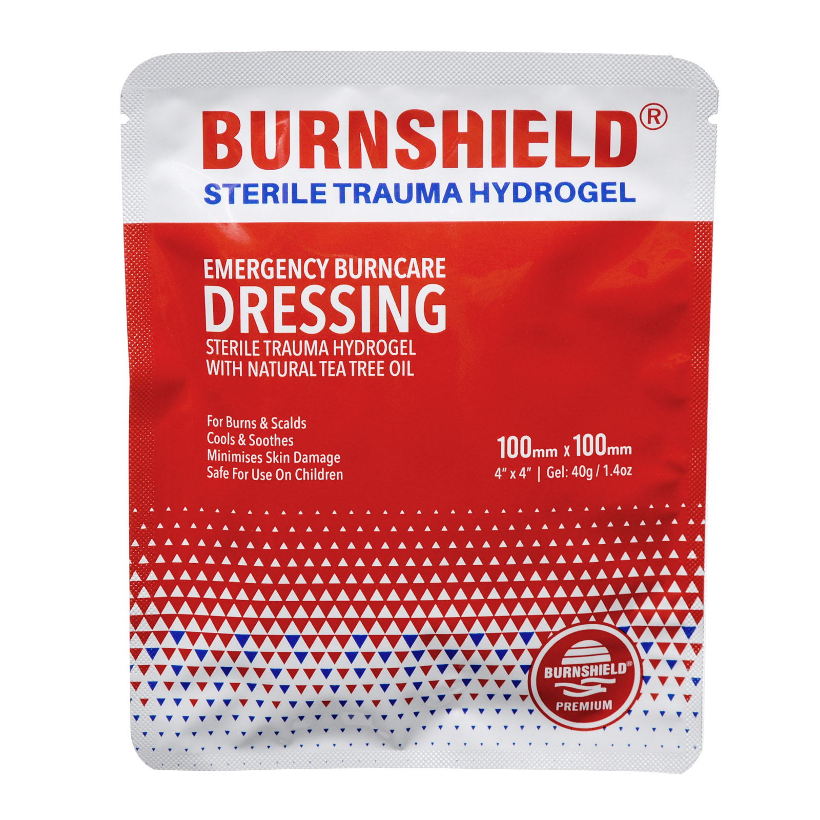 Burn Shield Burn Dressing 4x4 Each