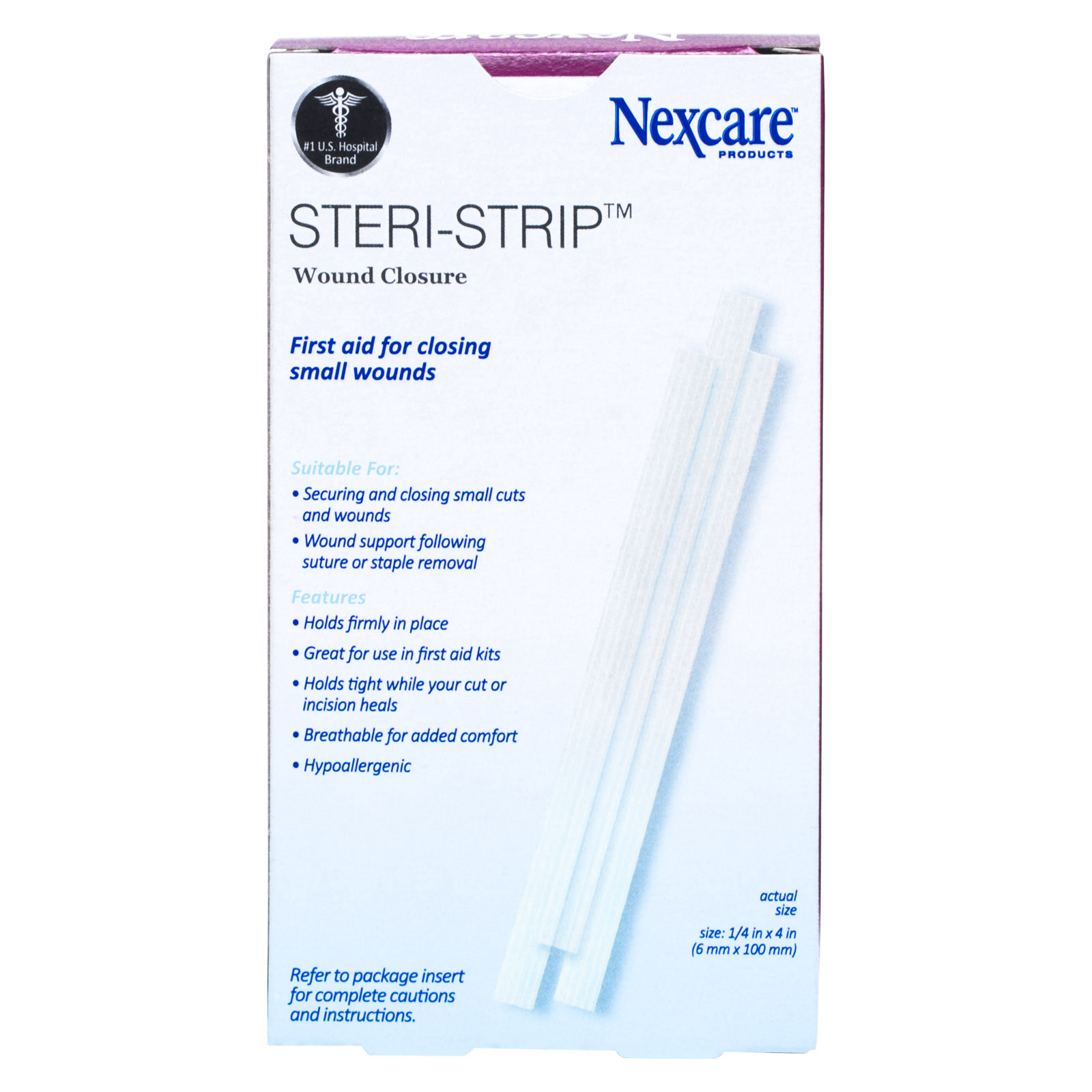 3m Steri Strip Skin Closures 1/4'' X 3'' 10 Pkg/3