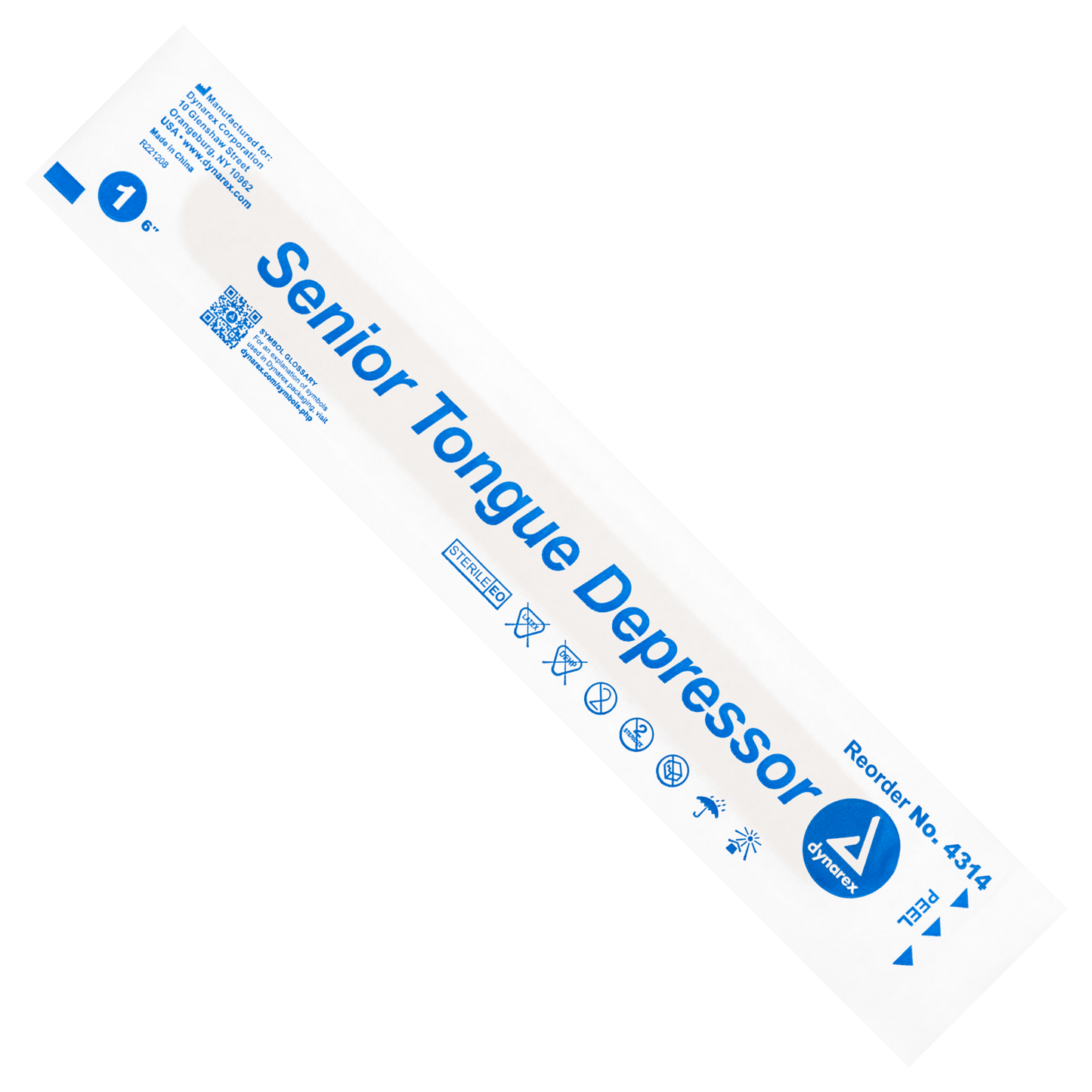 Tongue Depressors Senior Size Sterile 100 Per Box