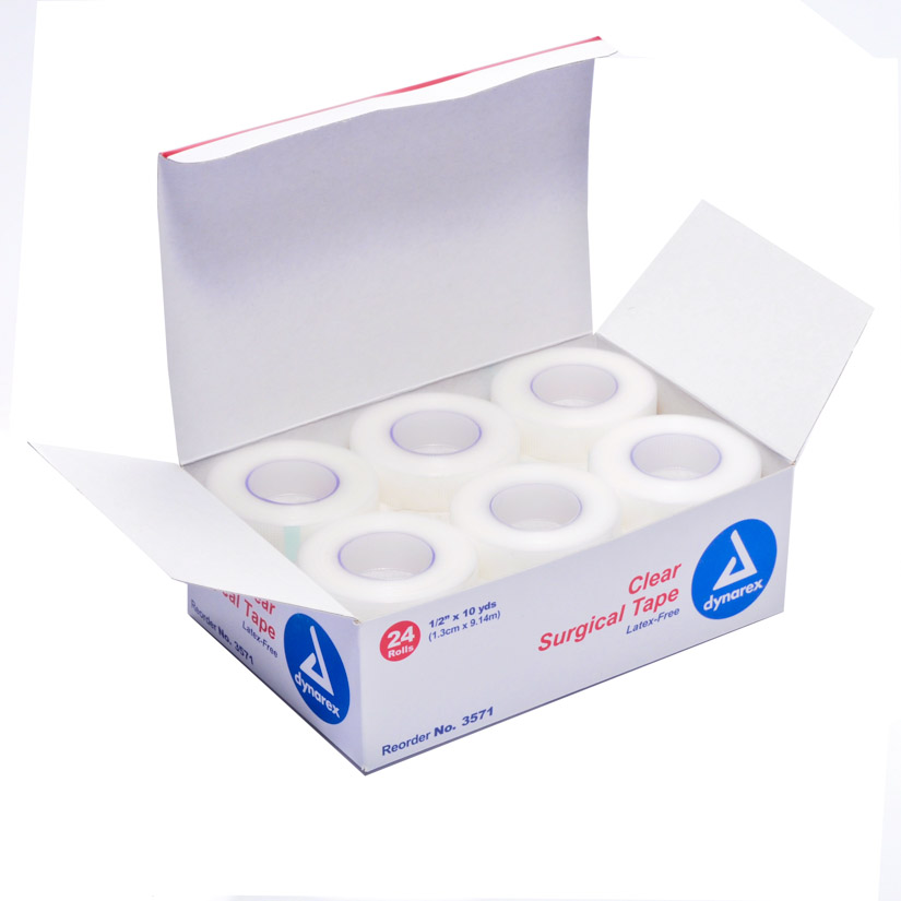 Adhesive Tape Clear 1/2'' X 10 Yrds 24 Rolls Per Box