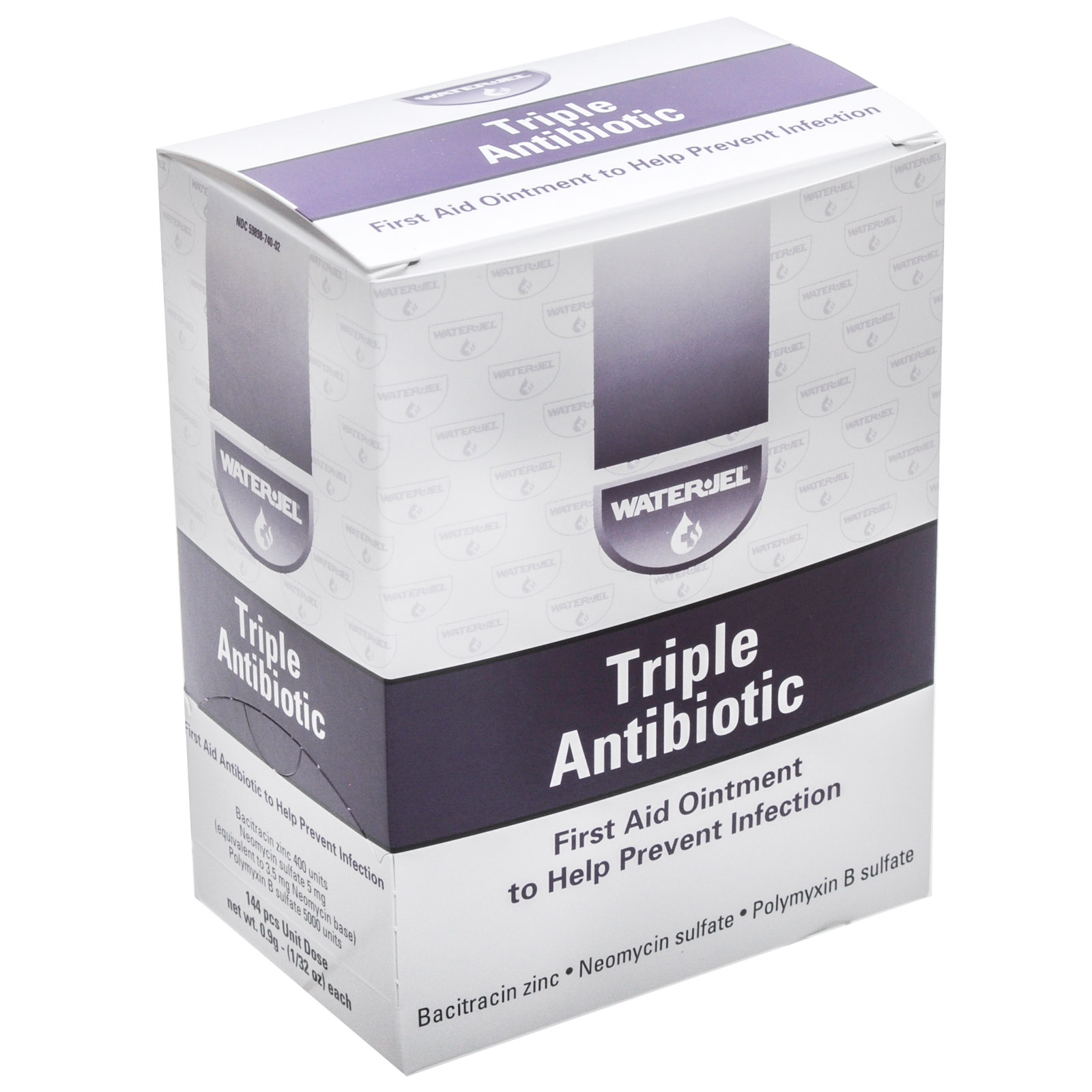 Triple Antibiotic Ointment Packets Waterjel 144/box