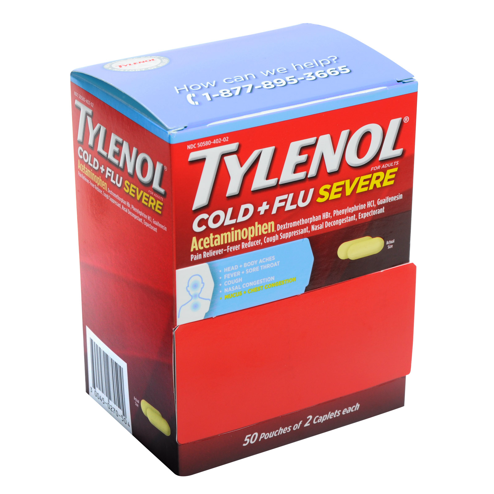 Tylenol Cold & Flu Severe 50 x 2