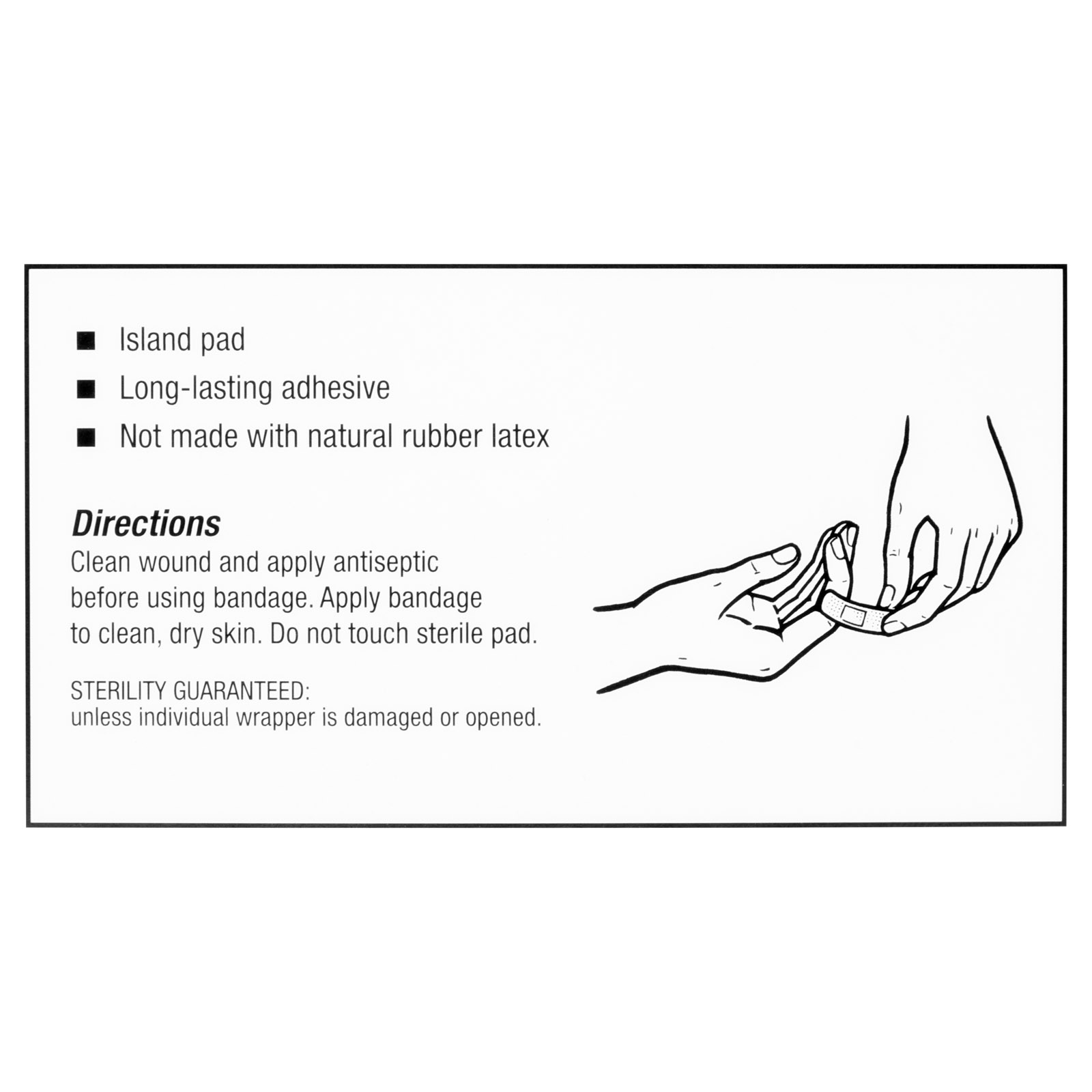 Unitized Kit Refill Bandage Unit 1X3 16/box