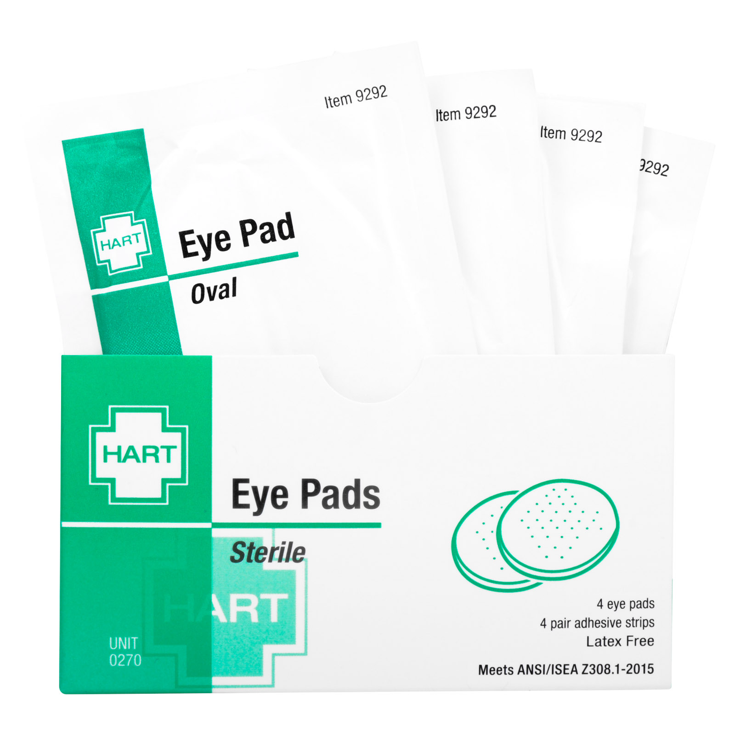 Eye Pads With Adhesive 4/Unit