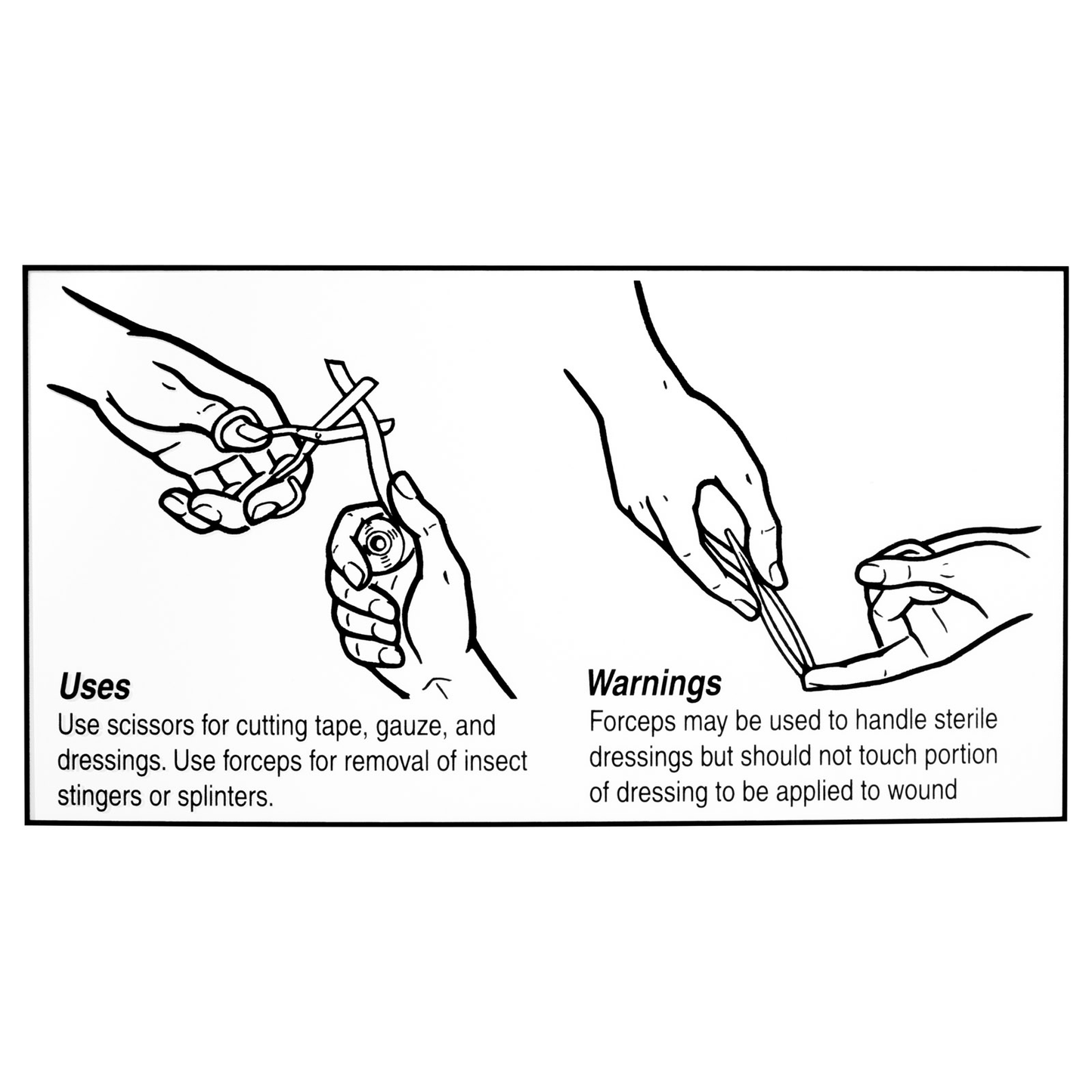 Unitized Kit Refill Forcep & Scissor Unit
