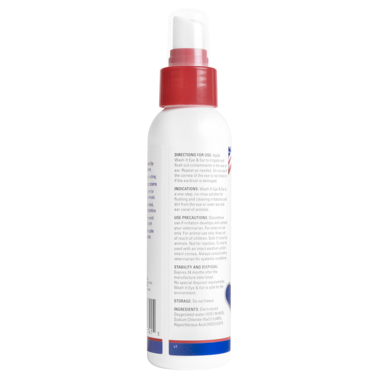 Wash It Eye & Ear Wash Pet Care 4 oz