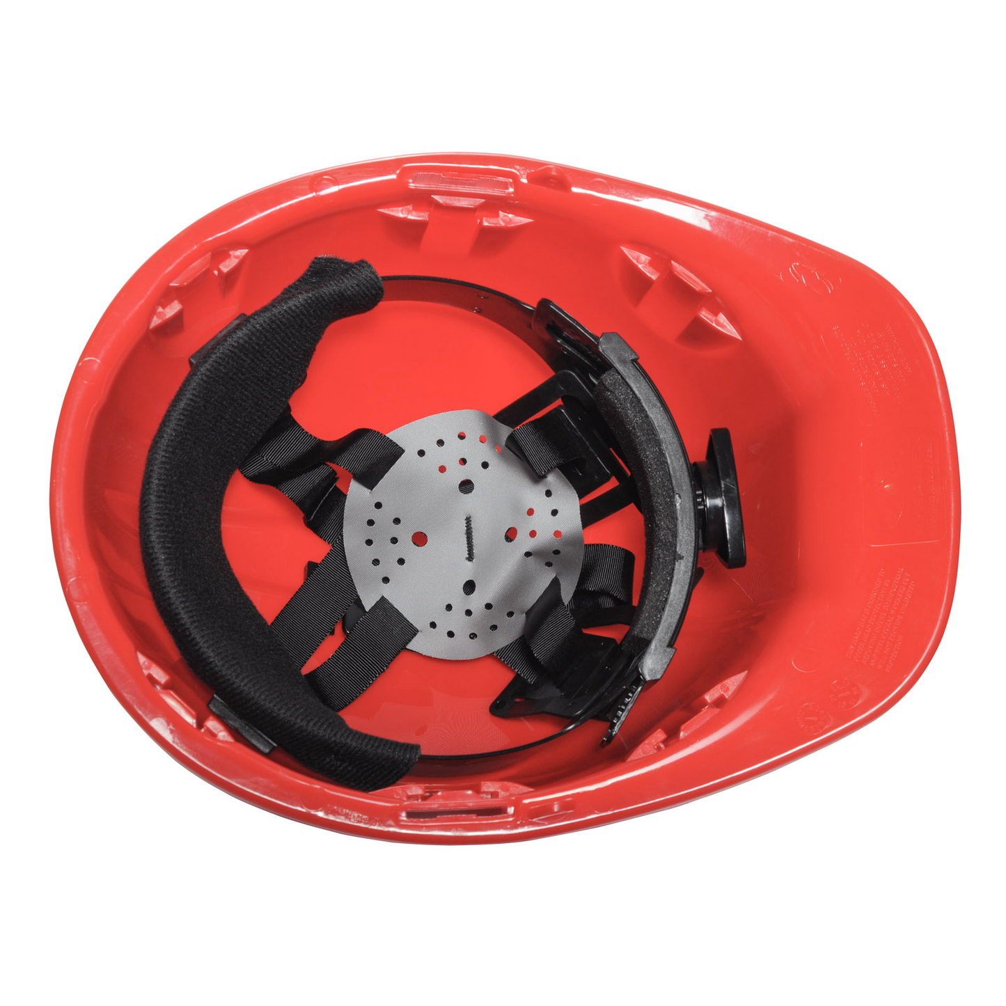 Safety Hard Hat With Ratchet Headgear Adjustment