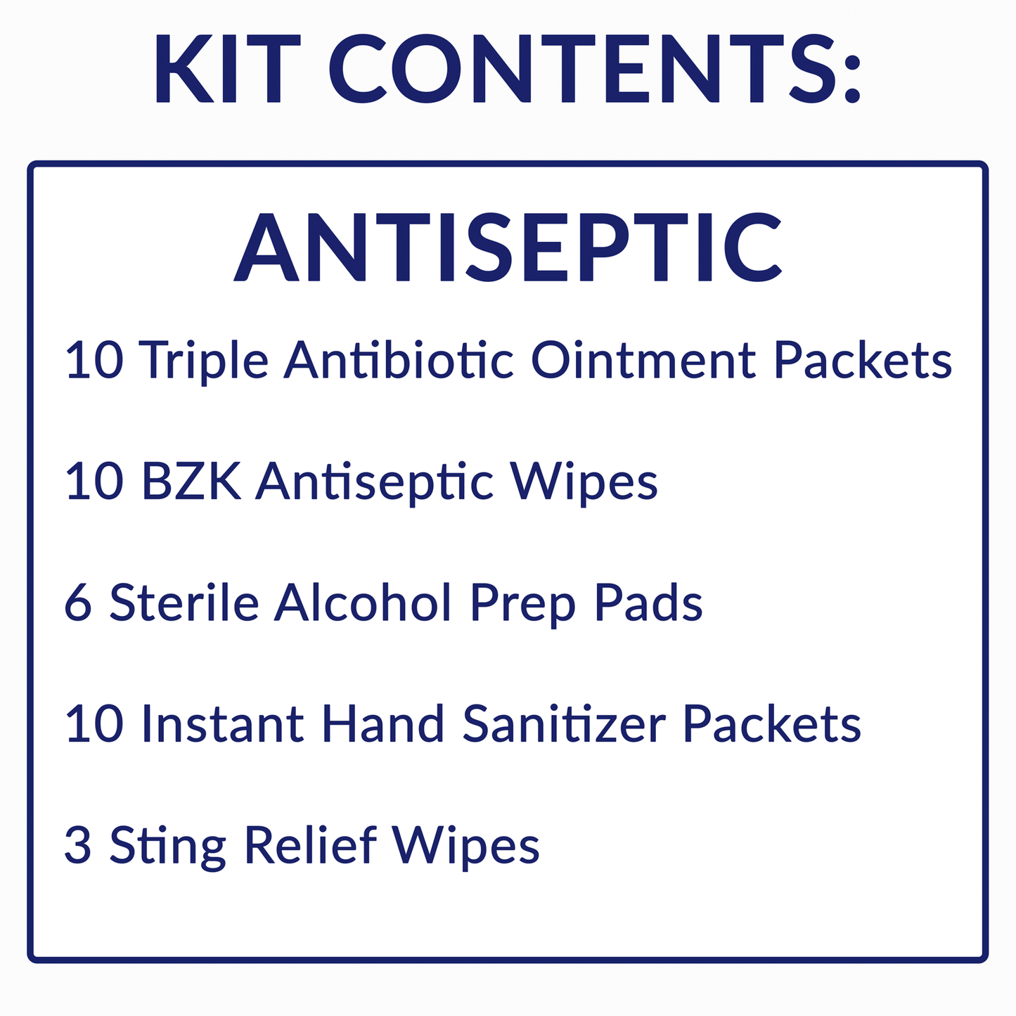 Kit Refill Antiseptics