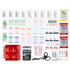 Antiseptics, Medications Outdoor Supplies Convenience Pack 52 Piece