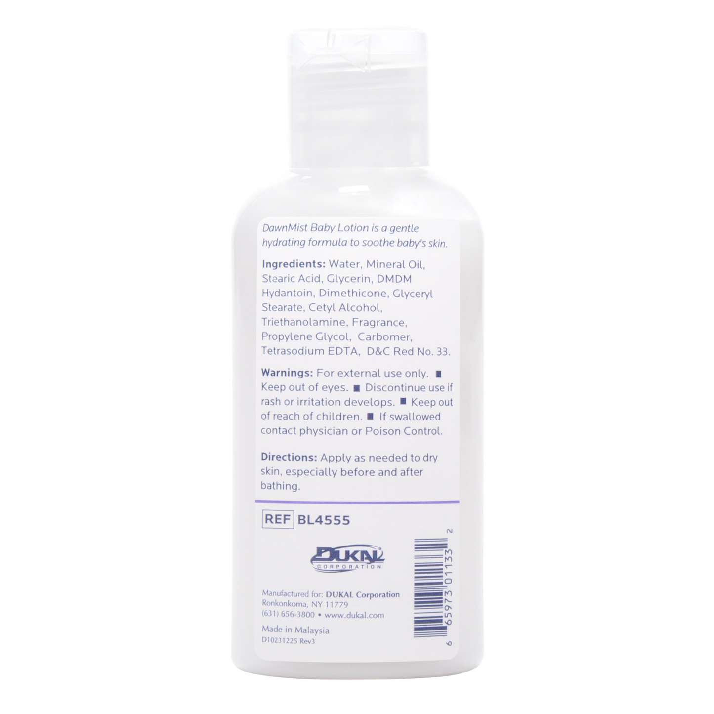 Baby Lotion Dawn Mist 2 oz