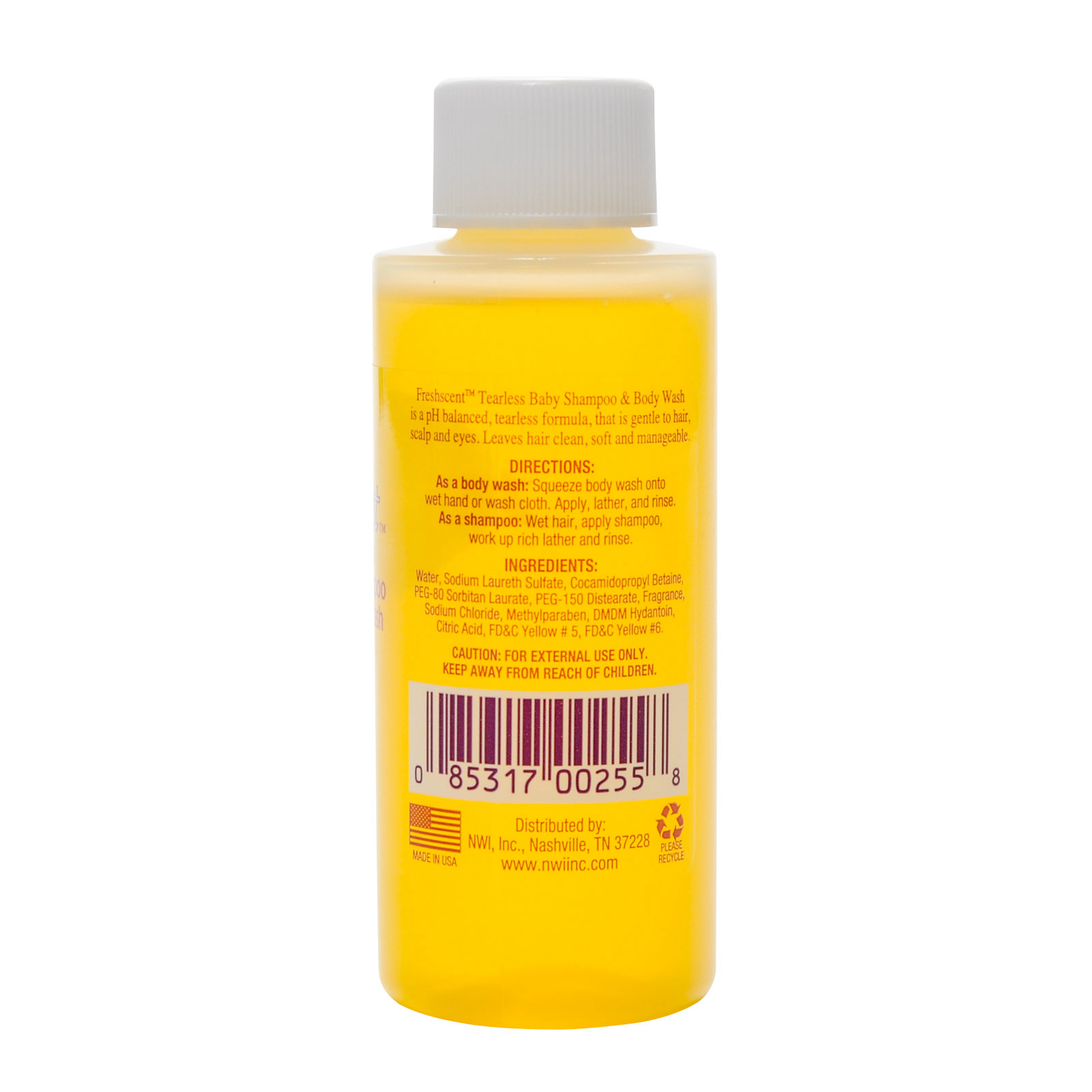 Tearless Baby Shampoo & Body Wash 2 oz