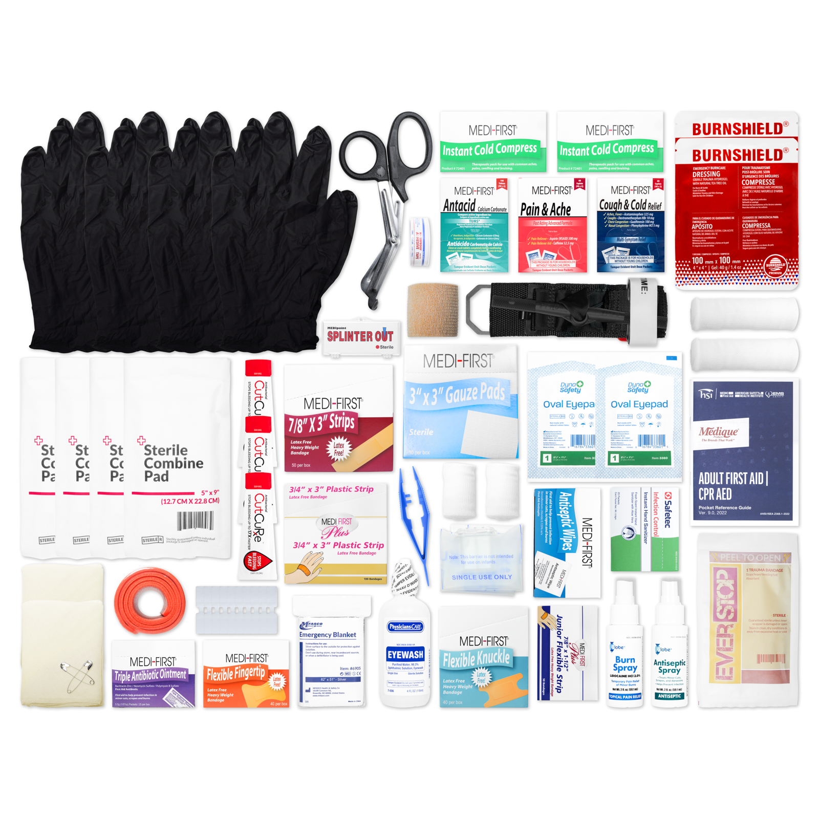 Workplace Kit Refill Pack for Medium 3 Shelf Kit With Medications