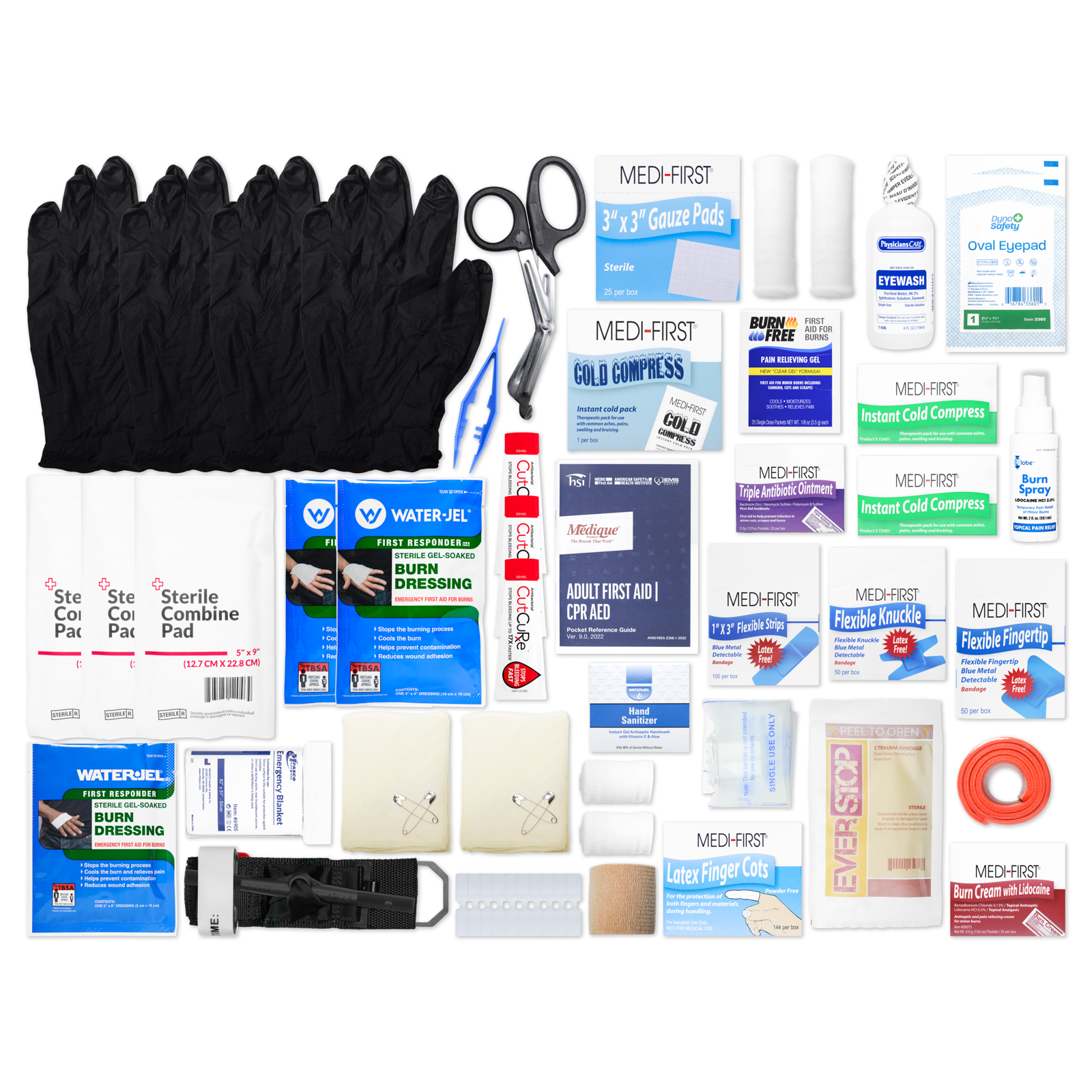 OSHA/ANSI 2021 Class B Restaurant First Aid Kit Refill 499 Piece