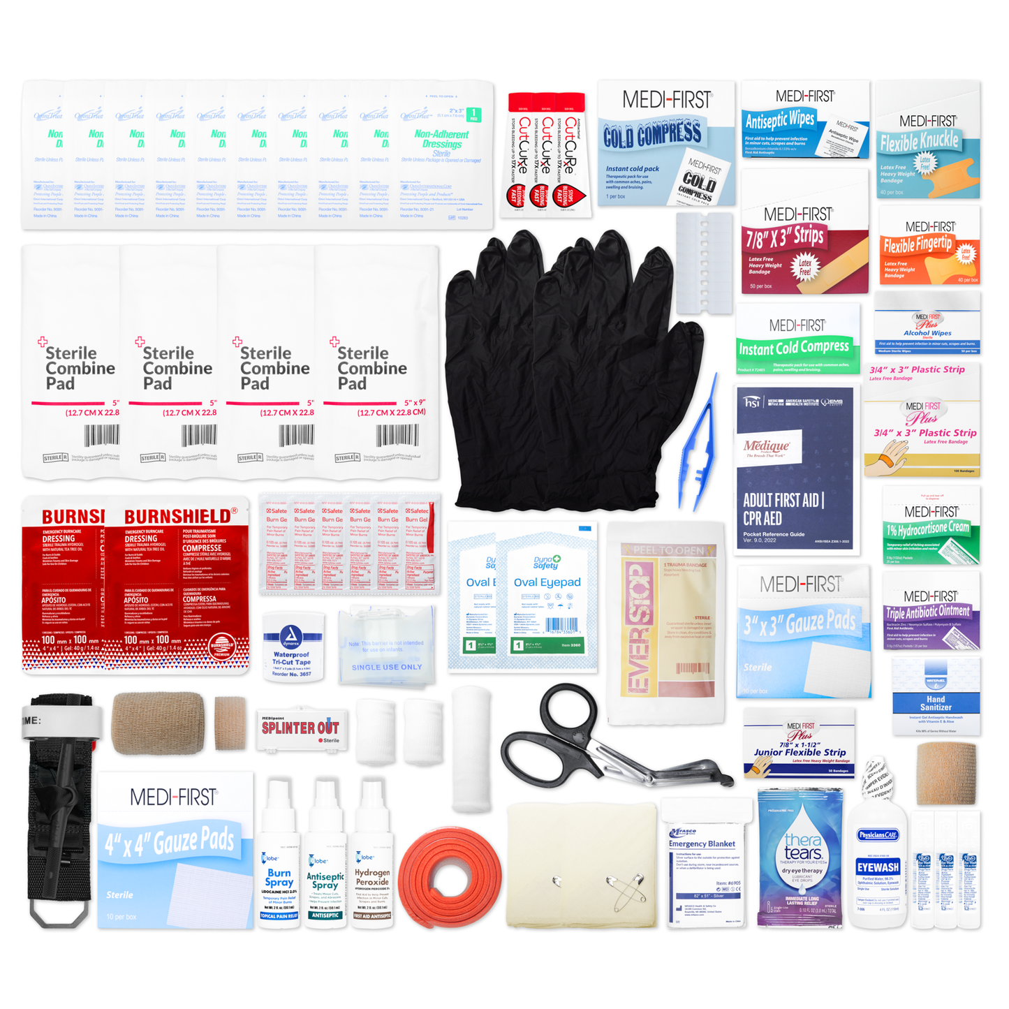 Workplace Kit Refill Pack for Large 4 Shelf Kit No Medications