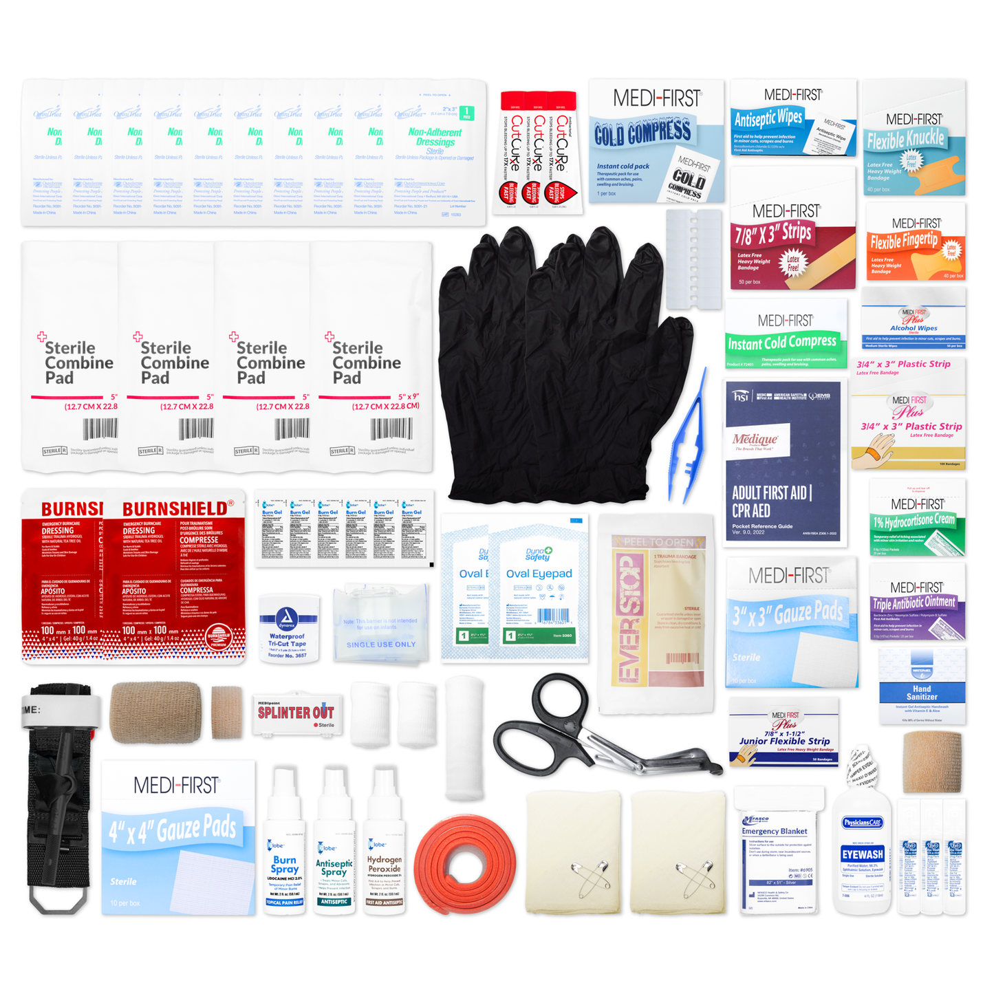 Workplace Kit Refill Pack for Large 4 Shelf Kit No Medications