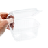 Plastic Deli Container With Attached Lid 16 oz