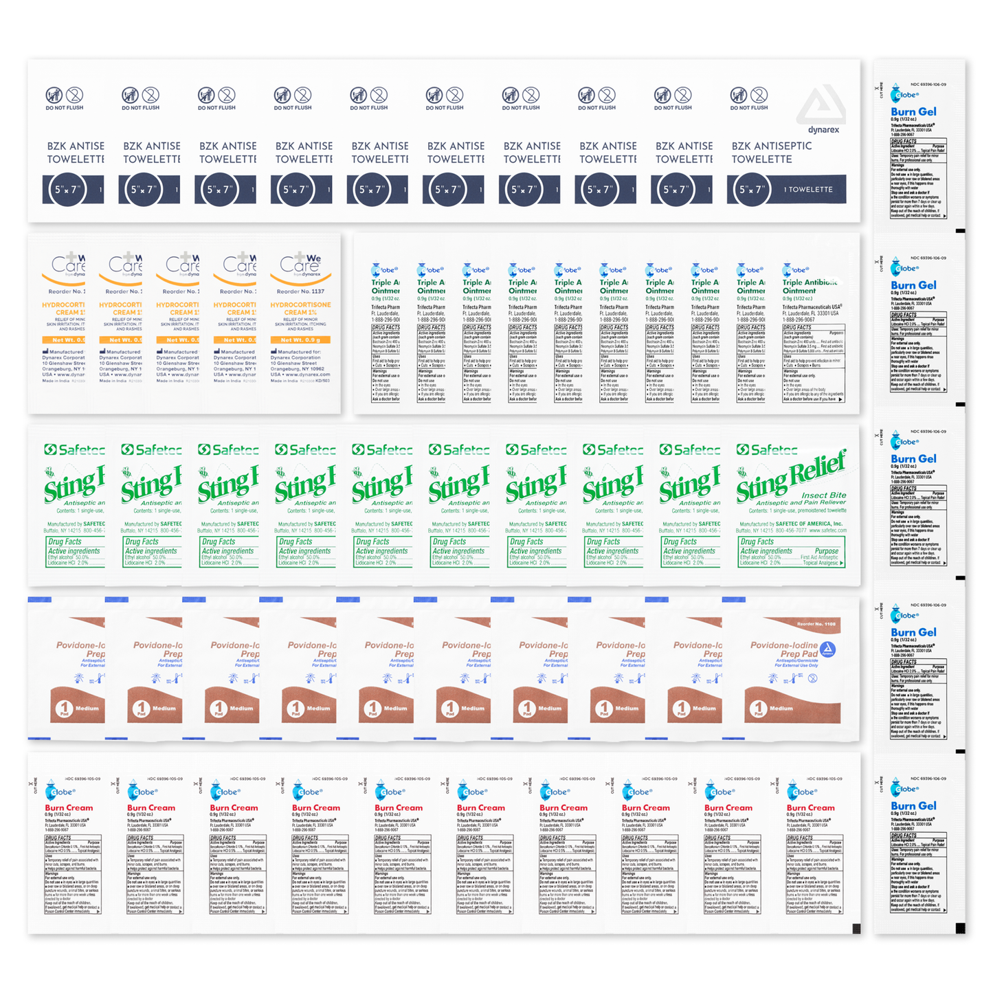 Antiseptic / Anti Itch Prepack Refill Pack