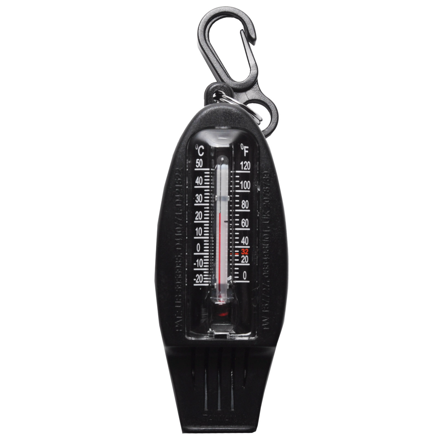 Four Function Whistle With Thermometer, Magnifier & Compass