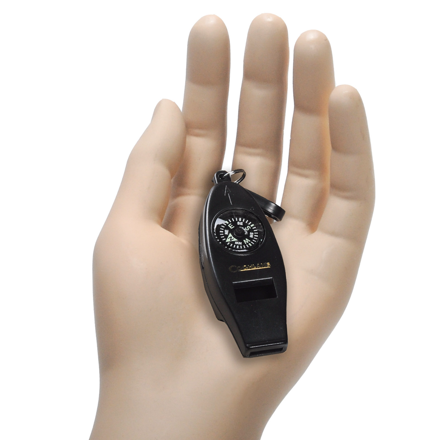 Four Function Whistle With Thermometer, Magnifier & Compass