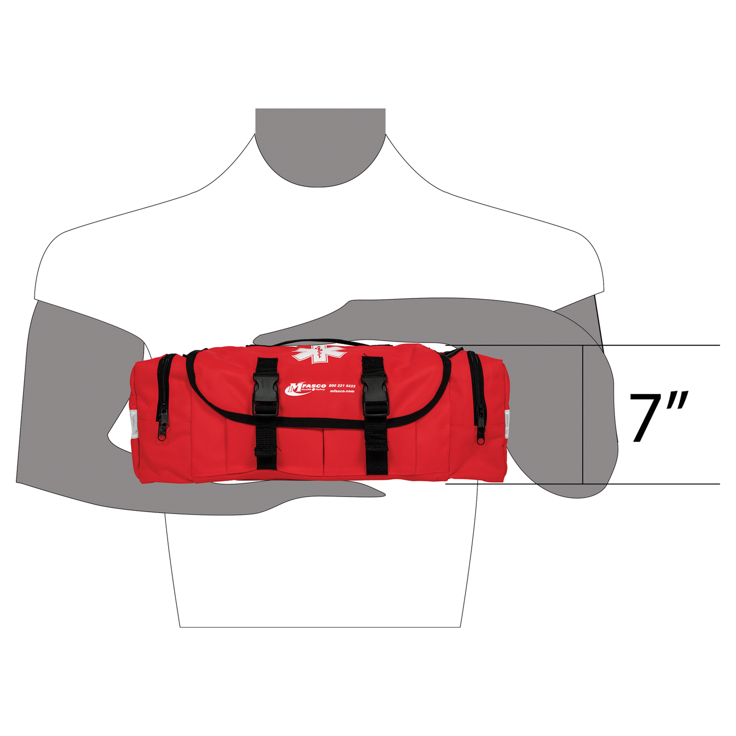 Emergency Response Kit Amz Fill Red Bag