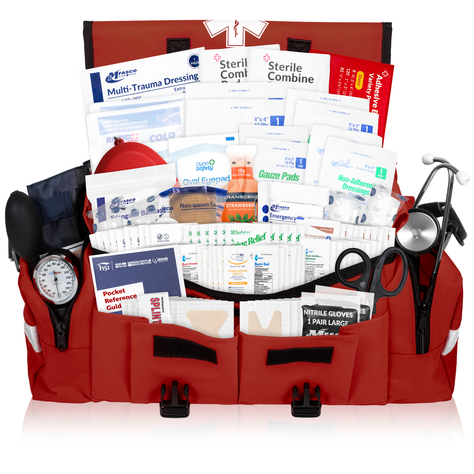 Emergency Response Kit Amz Fill Red Bag