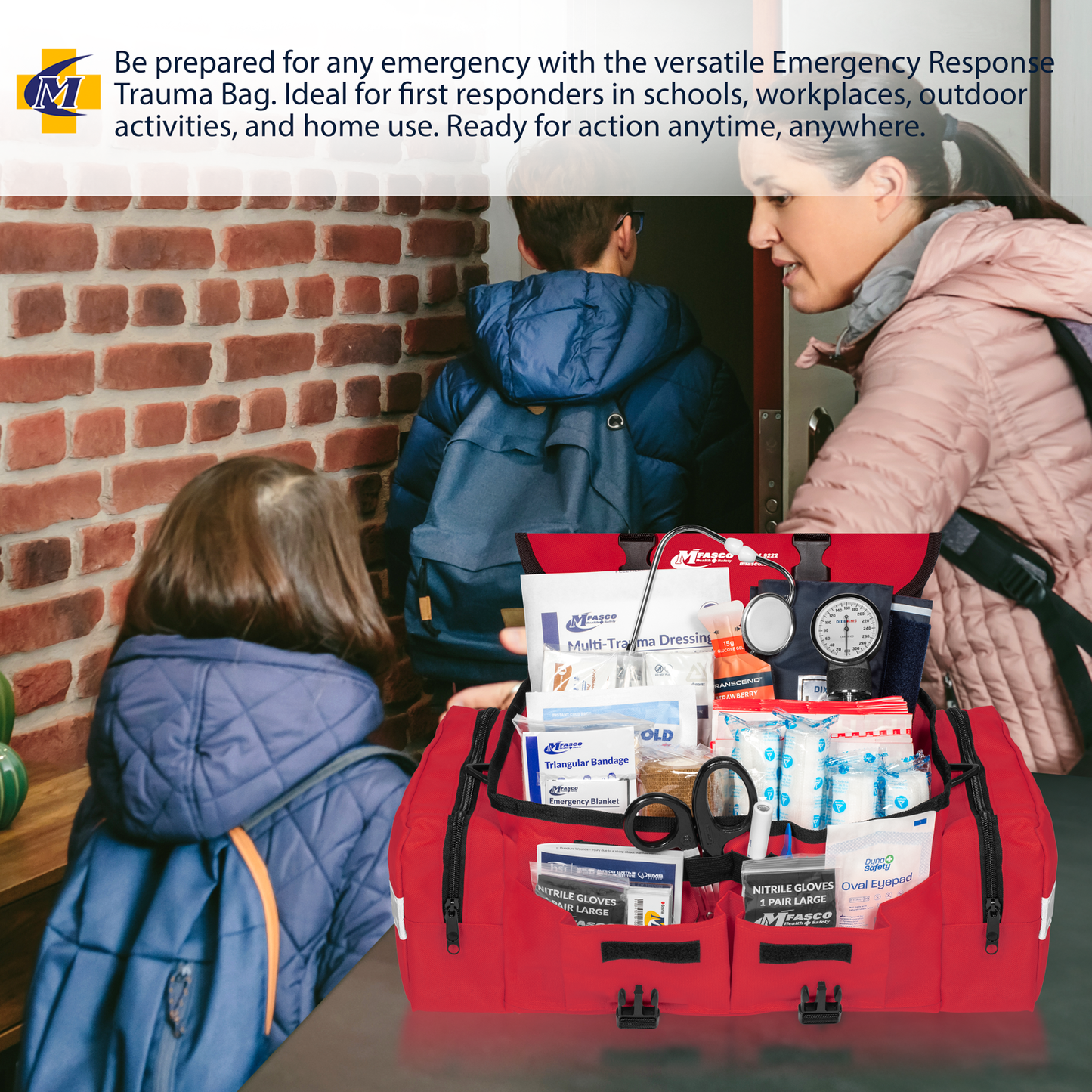 Emergency Response Kit Amz Fill Red Bag