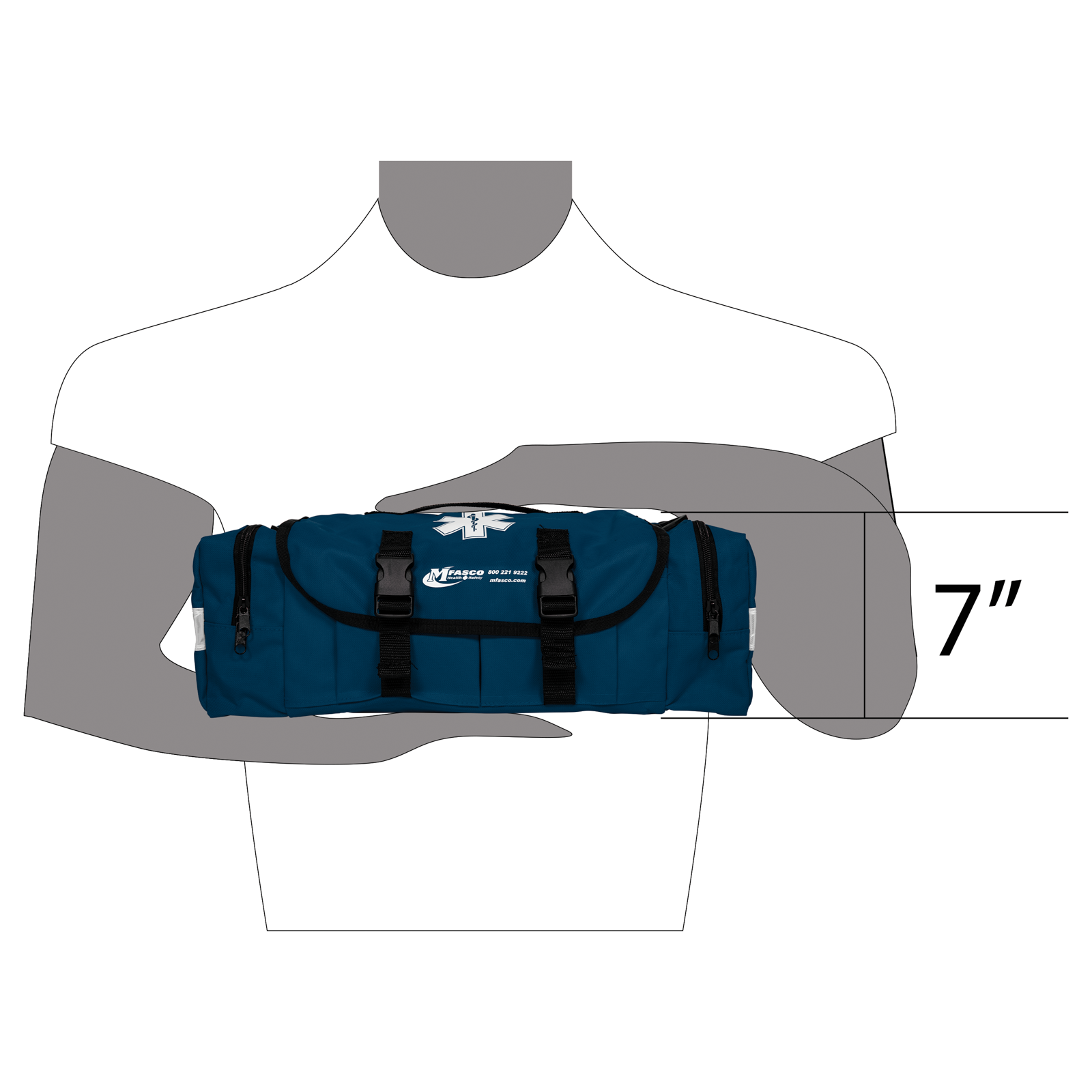 Emergency Response Kit Amz Fill Blue Bag