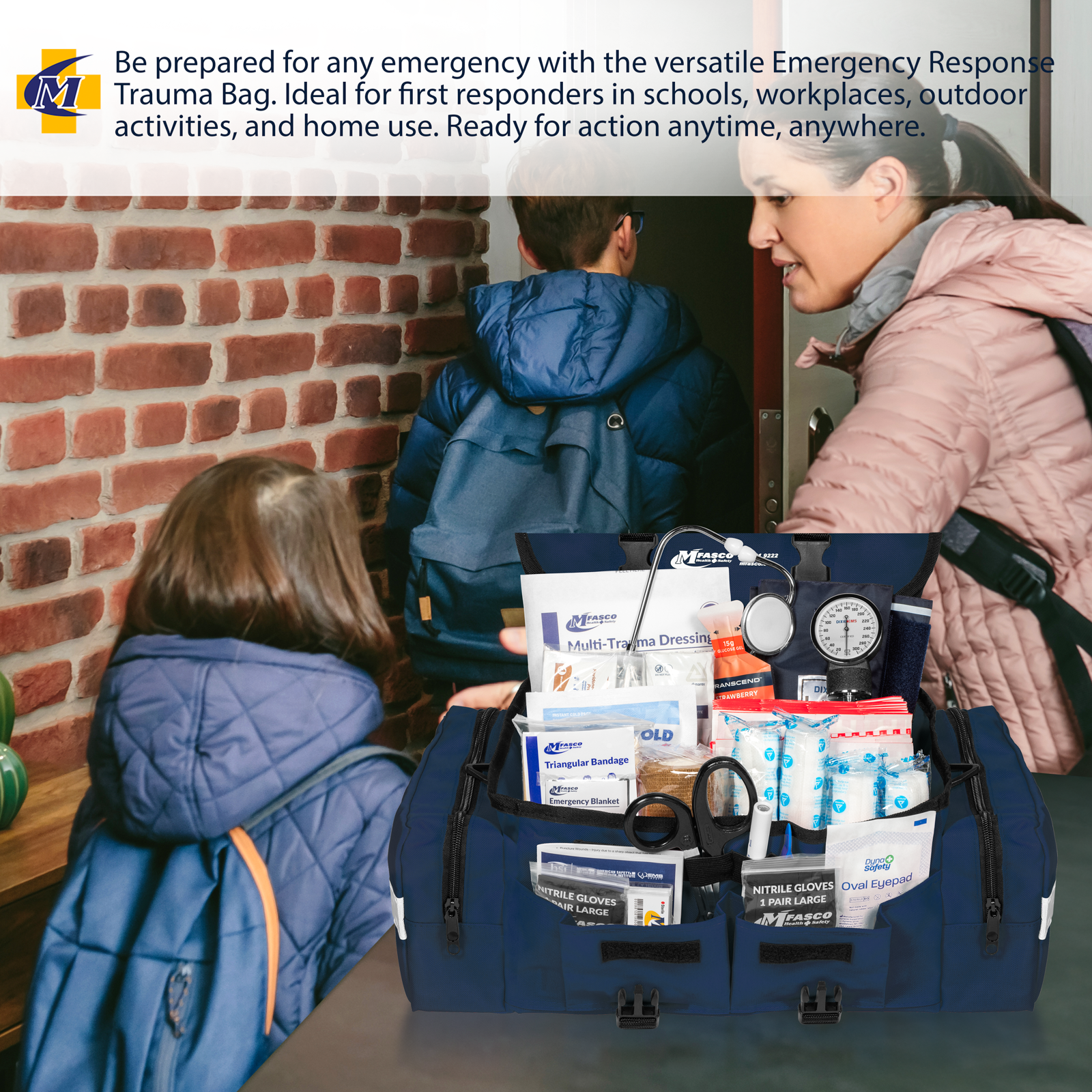 Emergency Response Kit Amz Fill Blue Bag