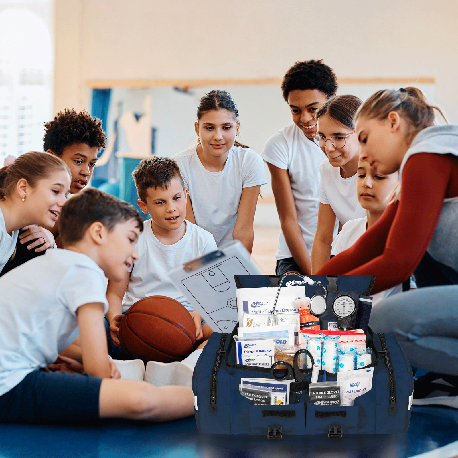 Emergency Response Kit Amz Fill Blue Bag