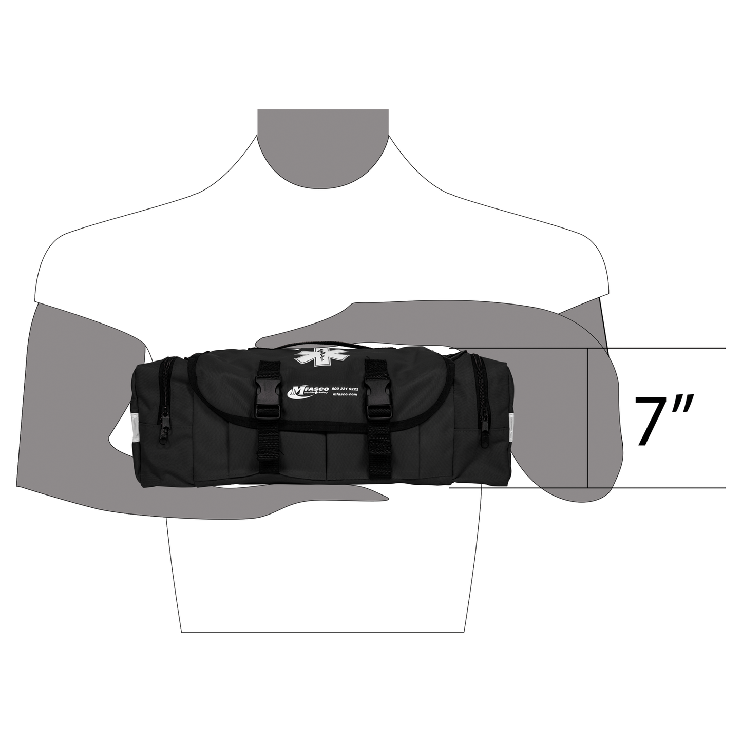 Emergency Response First Aid Kit Black Bag