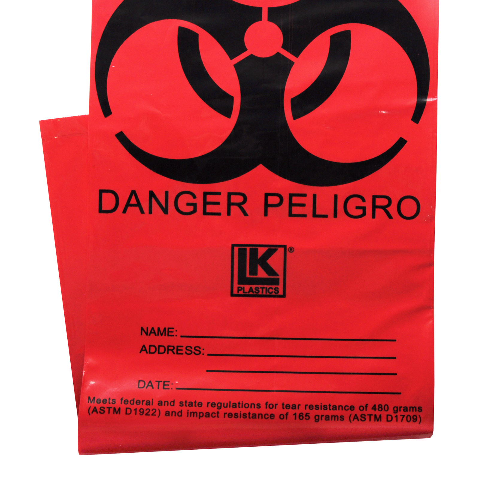 Biohazard Bag Approved 24x24 Each