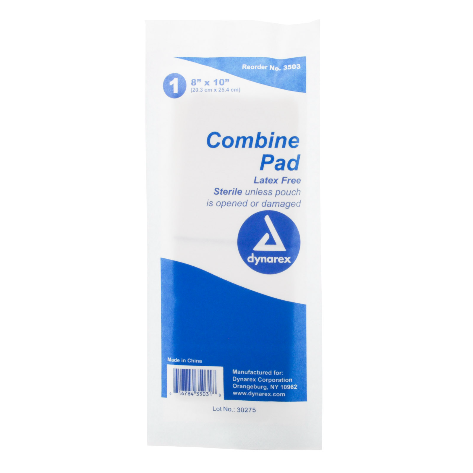 abd dressing ABD Combine Pad 8x10 Each for Kit Use