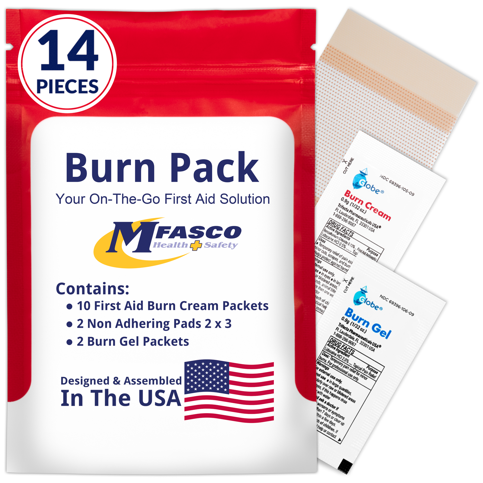 First Aid Kit Refill Pack Burn Pack | MFASCO Health & Safety