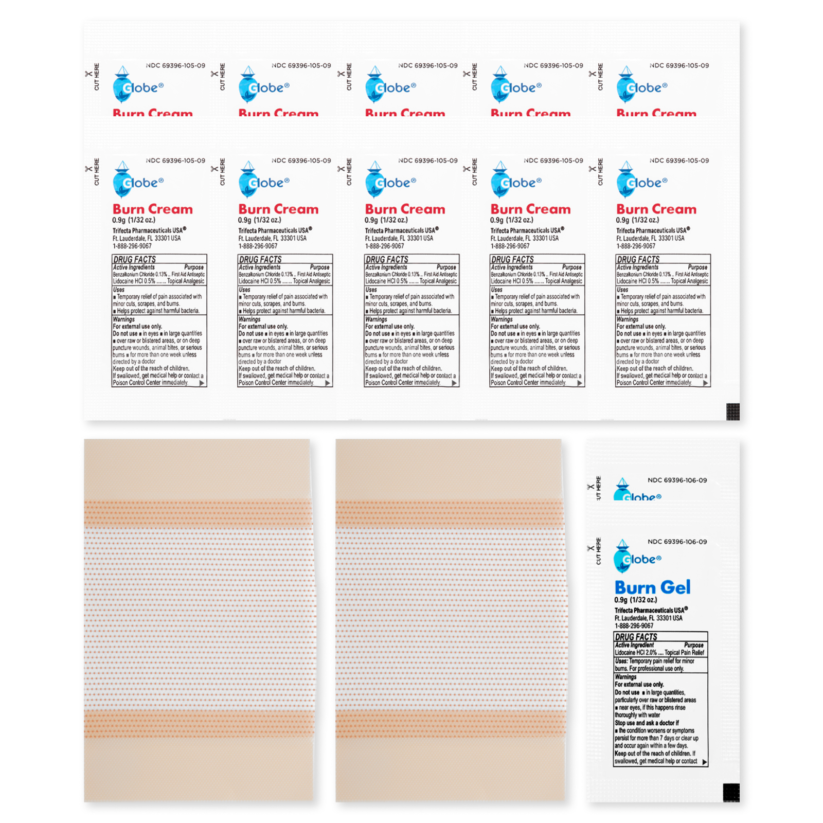 First Aid Kit Refill Pack Burn Pack