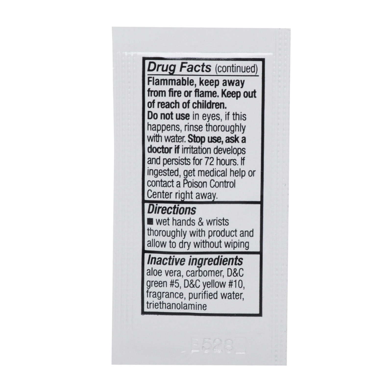 Hand Sanitizer Packets (10/Bag)