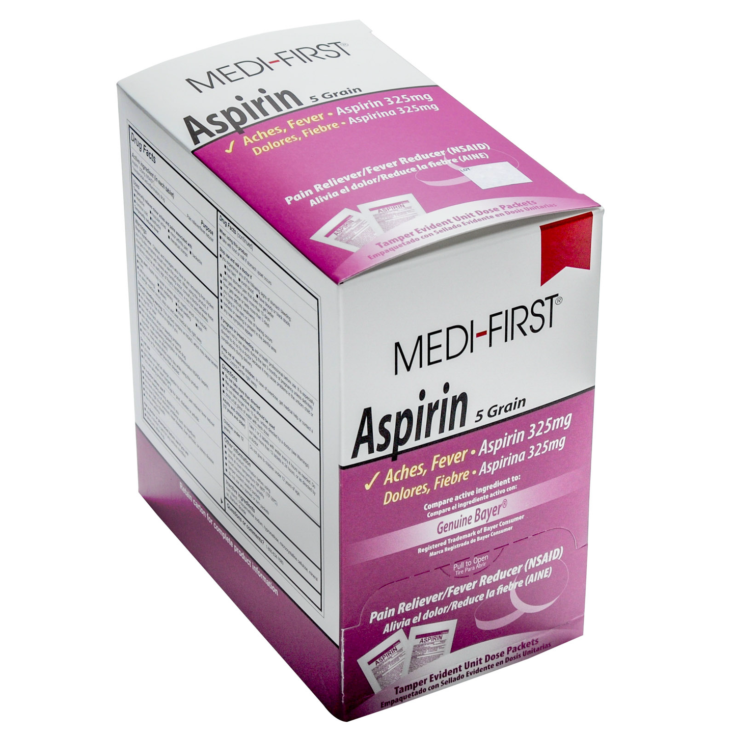 Medifirst Aspirin Pain Relief Tablet Packets