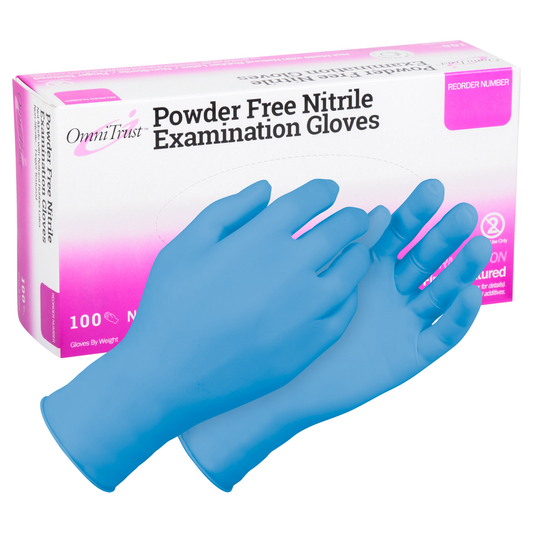 Nitrile Medical Examination Gloves Omni Trust Brand 100/box