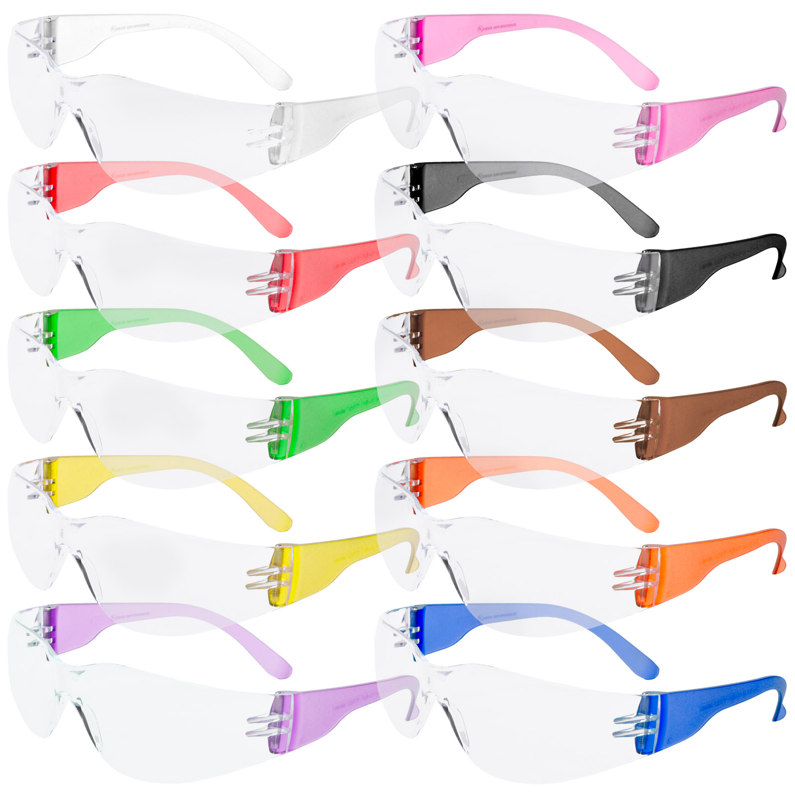 Starlight Gumball Safety Glasses Small Multi Colored 10/bx