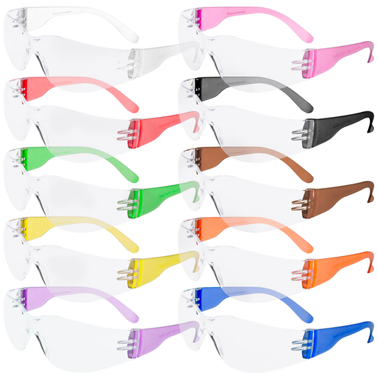 Starlight Gumball Safety Glasses Small Multi Colored 10/bx