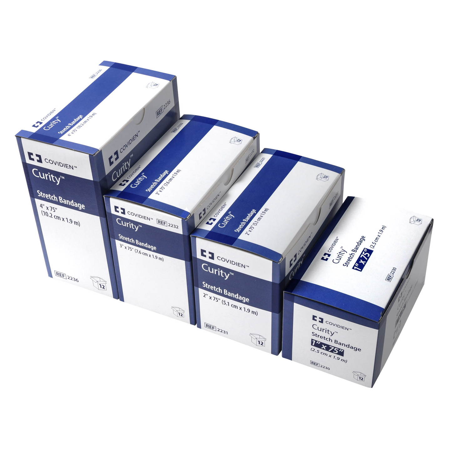 Kendal Curity Gauze Roll Bandage Sterile 12/box