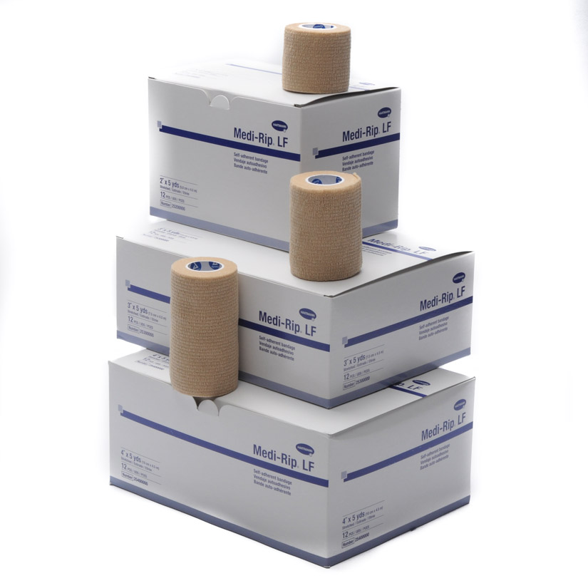Conco Elastic Bandage Medirip Tan 5 Yd Rolls 12/box