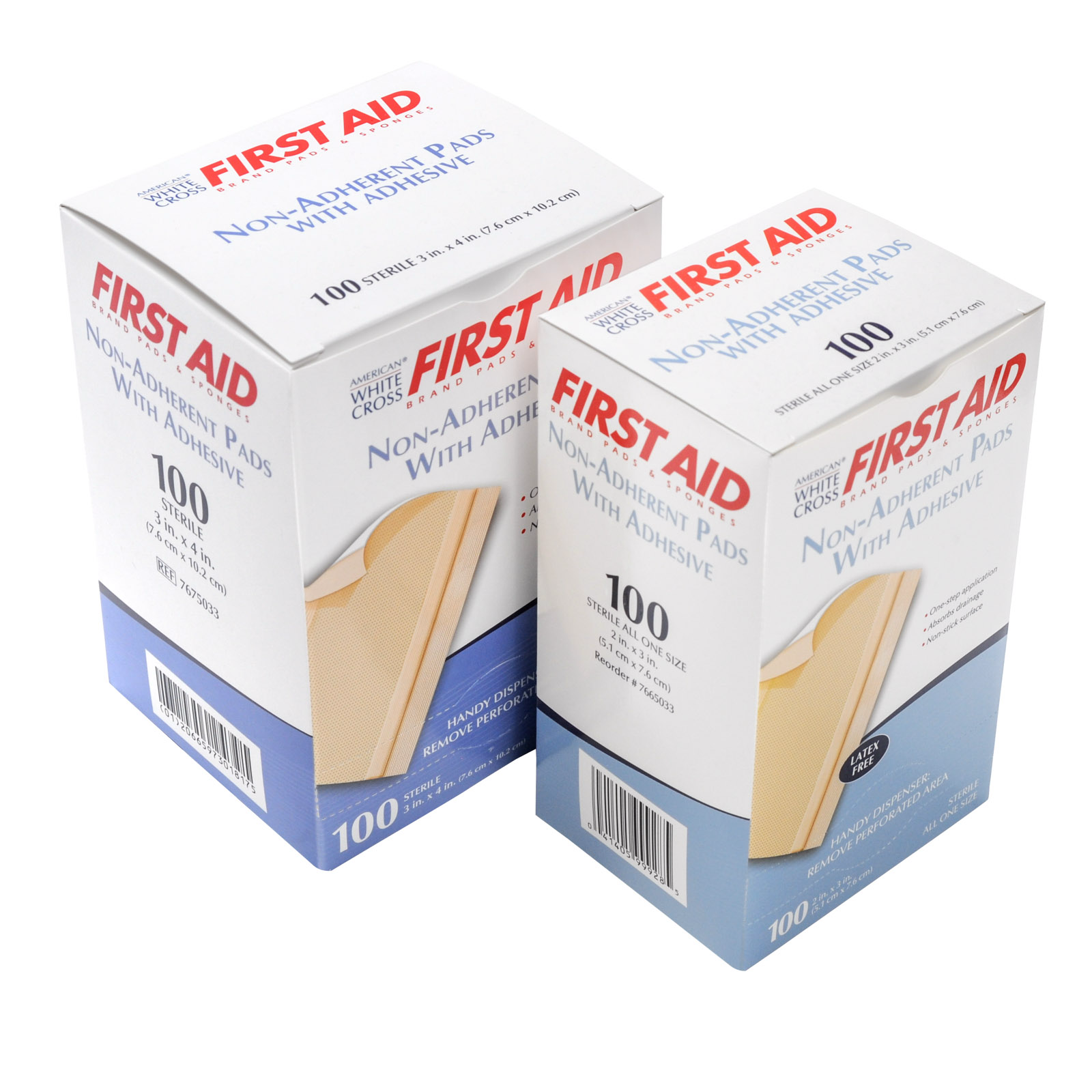 Non Adhering Pad With Adhesive 3X4 (100/Bx) Non Adhering Pad With Adhesive 3X4 (100/Bx)