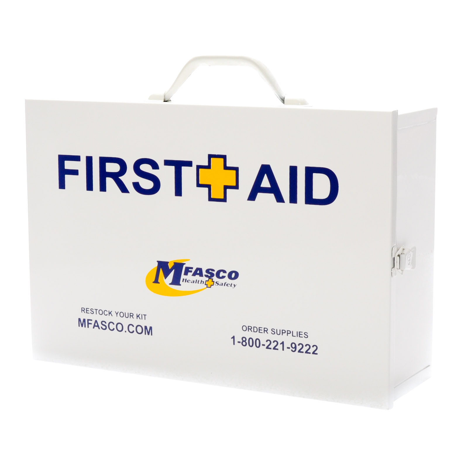 First Aid Box Empty 2 Shelf W/Logo