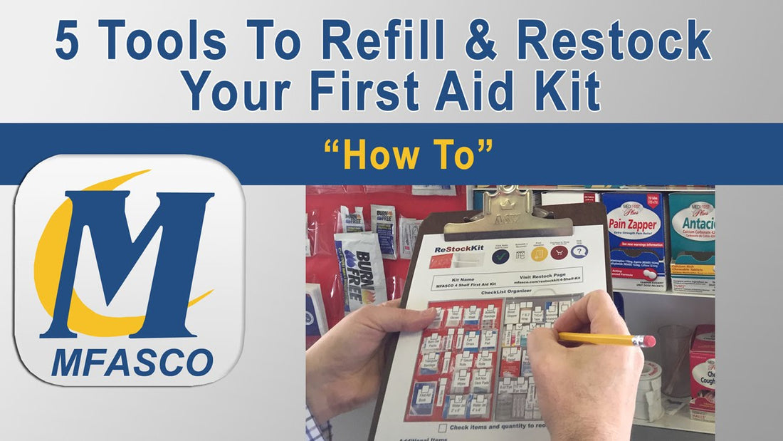 5 Great Tools To Help You Restock Your First Aid Supplies - VIDEO